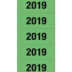 Numeri dellanno 2019 Herma per cartelline, 60 x 26 mm,...