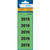 Numeri dellanno 2019 Herma per cartelline, 60 x 26 mm, verde, adesivo permanente