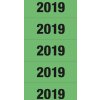 Numeri dellanno 2019 Herma per cartelline, 60 x 26 mm, verde, adesivo permanente