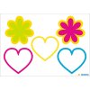 Adesivo riflettore Herma cuori + fiori