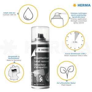 Herma Bomboletta spray rimuovi-etichette Aerosol 200 ml