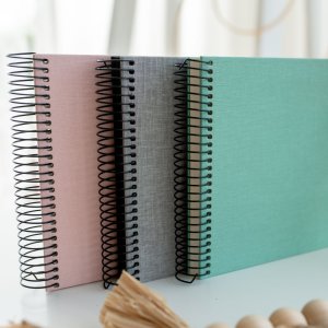 Album a spirale Goldbuch Summertime grigio 24x17 cm 40 pagine nere