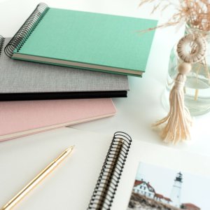 Album a spirale Goldbuch Summertime grigio 24x17 cm 40 pagine nere