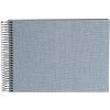 Album a spirale Goldbuch Summertime blu-grigio 24x17 cm 40 pagine nere