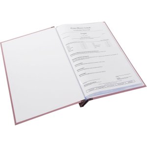 Certificato cartella melanzana a4