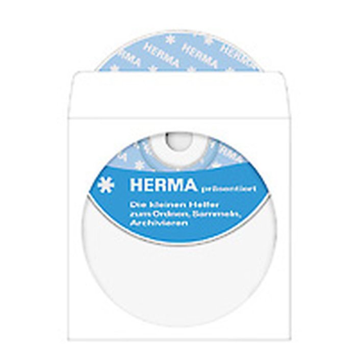 Buste di carta per CD bianche con superficie adesiva 1000 pz.