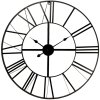 Orologio Ø 80x4 cm - 1xAA Bianco - Nero - 5KL0140M