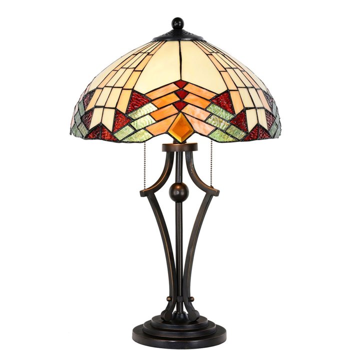 Lampada da tavolo Tiffany Komplet Ø 40 cm multicolore - 5LL-5961