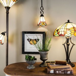 Lampada da tavolo Tiffany Komplet Ø 40 cm multicolore - 5LL-5961