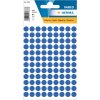 Etichette multiuso blu ø 8 mm carta rotonda opaca 540 pz.