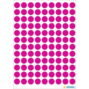 VARIO Punti di marcatura Herma rosa 8 mm