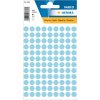 Etichette multiuso blu Ø 8 mm carta rotonda opaca 540 pz.