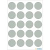 Etichette multiuso VARIO grigio a forma di punto 19 mm