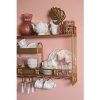 Clayre & Eef TWFBO Zuppiera Ø 15 cm Fiori in porcellana multicolore Rotonda