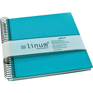Album a spirale Goldbuch Linum 22x20 cm 40 pagine color crema