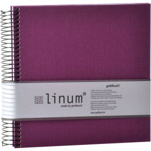 Album a spirale Goldbuch Linum 22x20 cm 40 pagine color crema