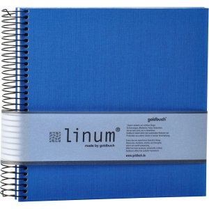 Album a spirale Goldbuch Linum 22x20 cm 40 pagine color crema