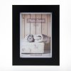 ZEP Cornice in legno Nelson 30x30 cm nero