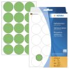 Etichette multiuso verdi Ø 32 mm carta rotonda opaca 480 pz.