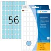 Etichette multiuso blu 12x18 mm carta opaca 1792 pz.