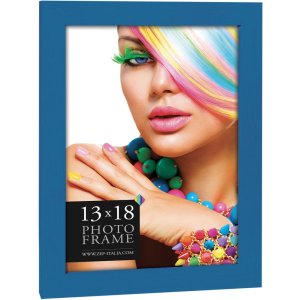 Cornice di legno Messico 13x18 cm blu