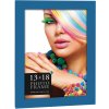 Cornice di legno Messico 13x18 cm blu