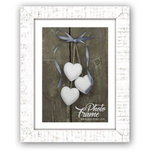 Cornice di legno Coventry 13x18 cm bianco