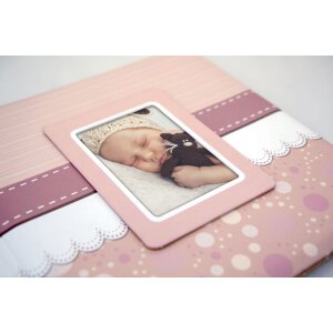 Cinzia Baby Album 31x31 cm rosa
