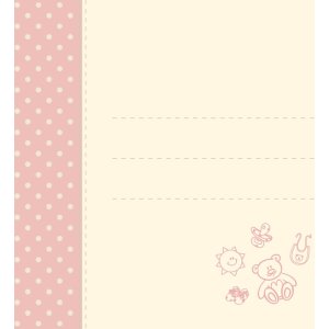 ZEP Baby Album Matilda rosa 24x24 cm 40 pagine bianche