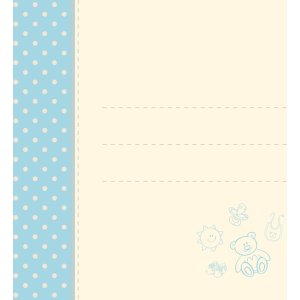 Album per bambini Matilda blu 24x24 cm