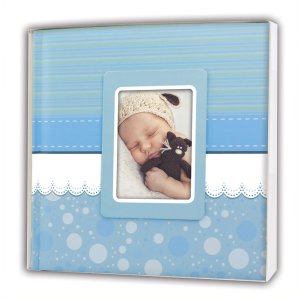 Cinzia Baby Album 24x24 cm blu