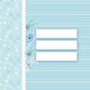 Cinzia Baby Album 24x24 cm blu