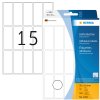 Etichette multiuso bianche 20x50 mm carta opaca 480 pz.