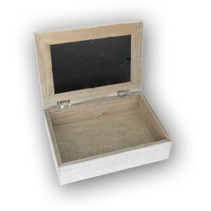 Scatola di legno ZACAPA naturale 10x15 cm e 13x18 cm e 15x20 cm
