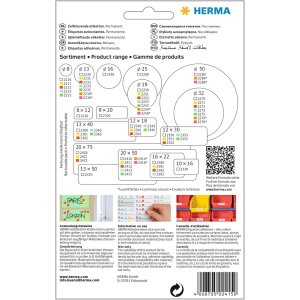Etichette multiuso verdi 20x50 mm carta opaca 480 pz.