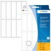 Etichette multiuso bianche 20x75 mm carta opaca 320 pz.