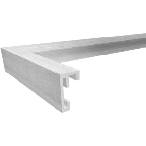 Sedia struttura in alluminio 60x80 cm acciaio