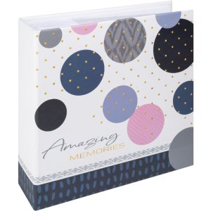 Walther Stock Album Amazing Memories 200 foto 9x13 cm blu
