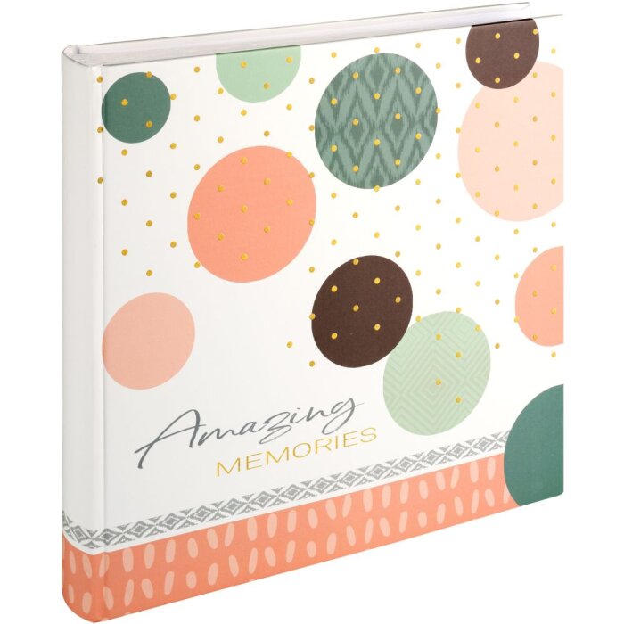 Walther Jumbo Album fotografico Amazing Memories salmone 30x30 cm 100 pagine bianche