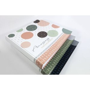 Walther Jumbo Album fotografico Amazing Memories salmone 30x30 cm 100 pagine bianche