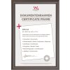 Cornice per certificati Trendstyle A4 in acciaio
