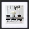 Telaio in plastica in stile acciaio 30x30 cm nero