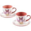 20CA1019 Mascagni Set di 2 tazze da caffè rosa