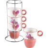 20CA1020 Mascagni 4 tazze - set rosa