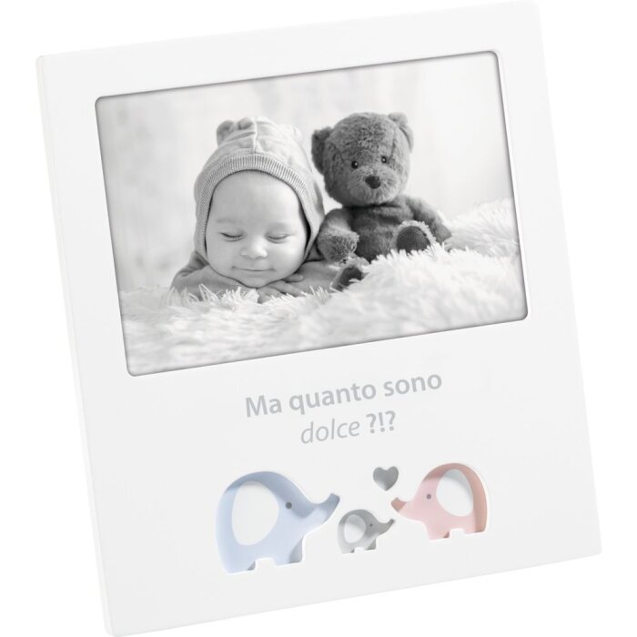 2GQA1064 Mascagni cornice per bambini 10x15 cm bianco