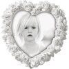 A464 Portafoto a cuore 10x10 cm bianco