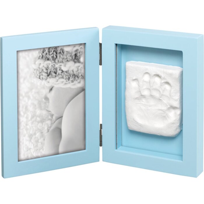 A621 Cornice per bambini con impronta 10x15 cm blu