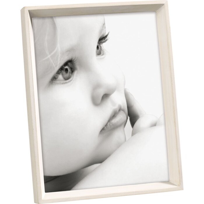 A754 Cornice in legno Mascagni 13x18 cm bianco