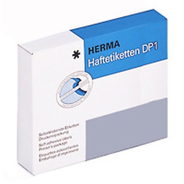 Etichette adesive per macchine da stampa DP1 bianco 19x40 mm carta opaca 5000 pz.