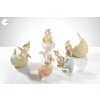 20KO1465 Mascagni Figura Deco Sirena arancione 12,3x20,5x18 cm